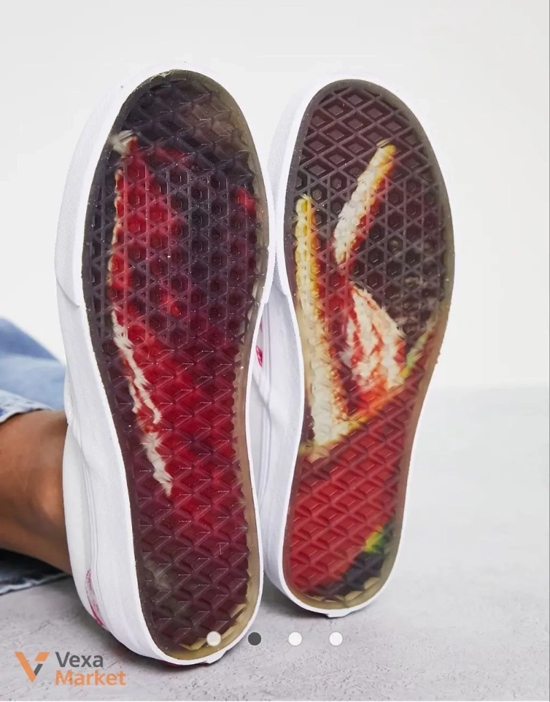 Оригінальні ексклюзивні Vans Slip-On з принтом поцілунків — фото 5