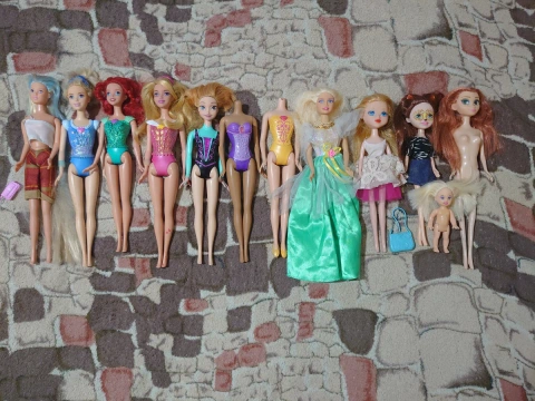 Оригиналы Mattel, винтажная Simba и клоны для ремонта, кастома (ООАК)