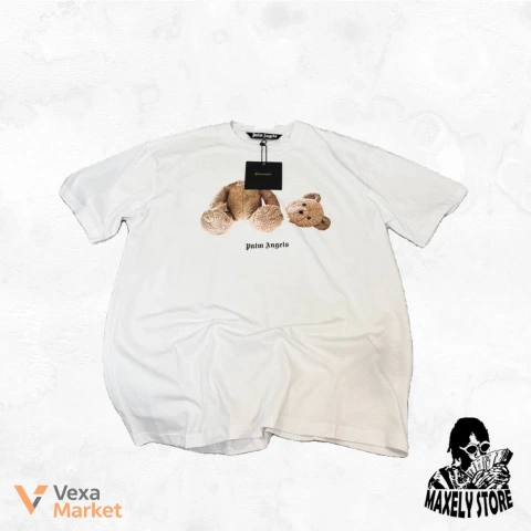 Palm Angels T-Shirt Tee с принтом медведя