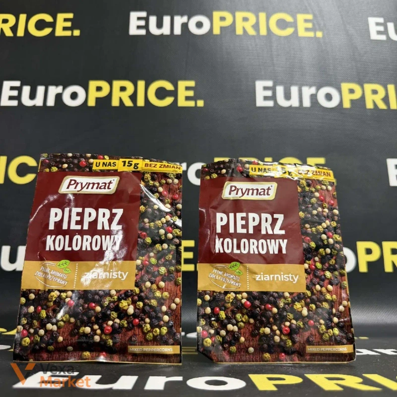 Перець кольоровий горошком "Примат" (суміш чорного, білого, зеленого та рожевого)