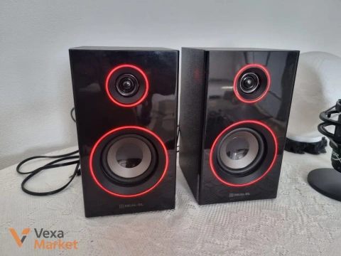 Периферія для ПК: Клавіатура Logitech, Миша, Акустика REAL-EL, Веб-камера, Мікрофон HyperX, Навушники JBL