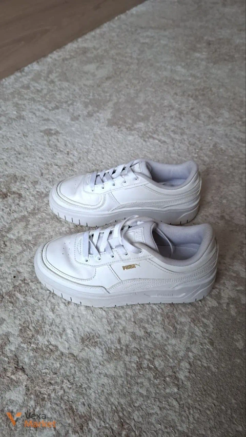 Підліткові шкіряні кросівки Puma Cali Dream Leather 37 White