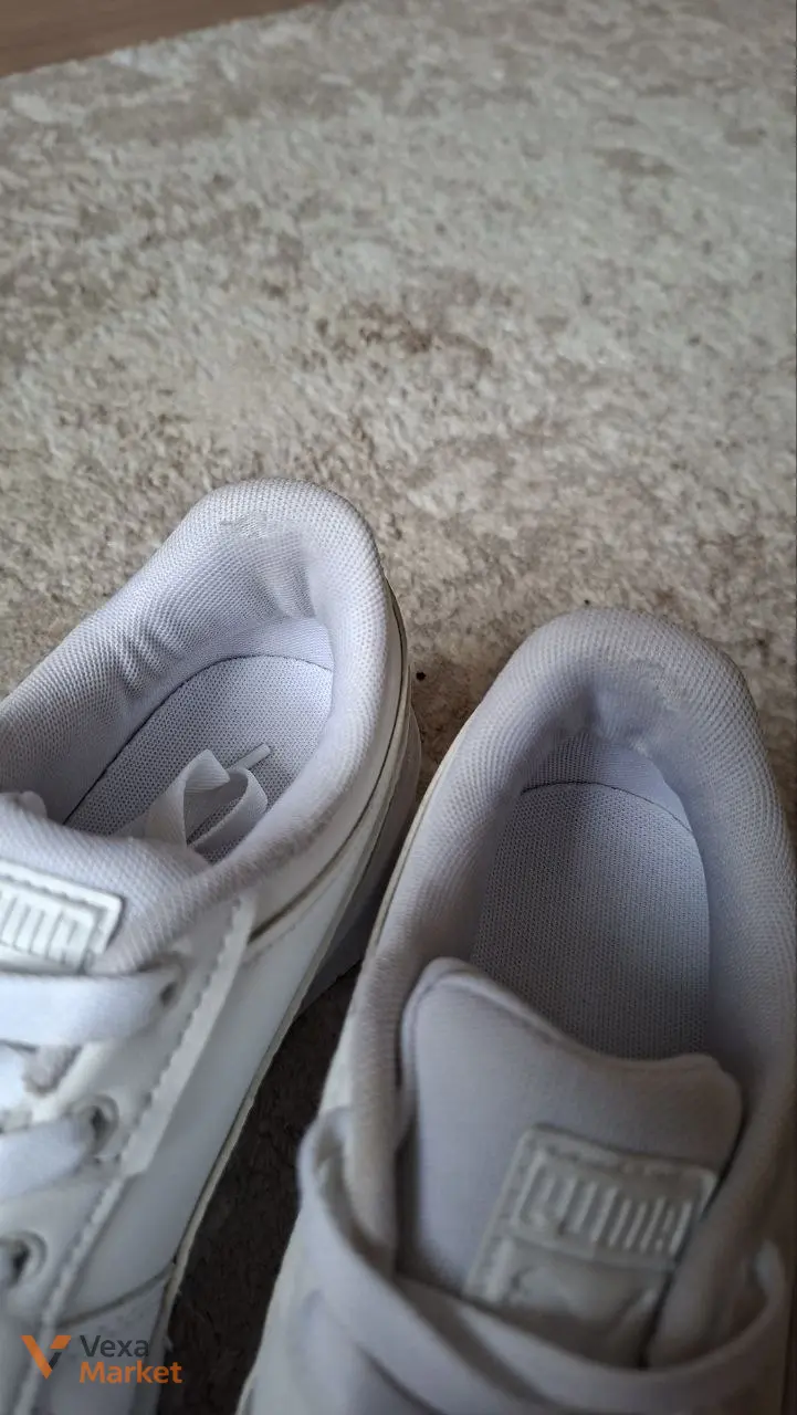 Підліткові шкіряні кросівки Puma Cali Dream Leather 37 White — фото 3