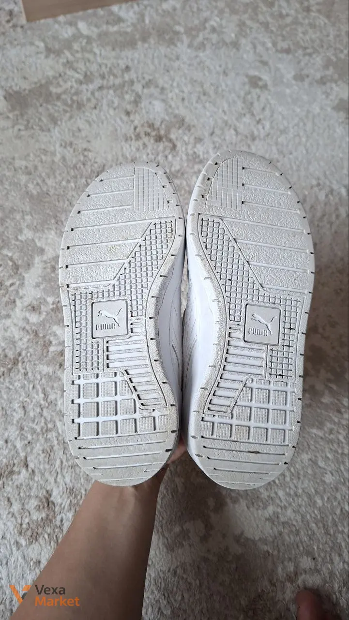 Підліткові шкіряні кросівки Puma Cali Dream Leather 37 White — фото 6
