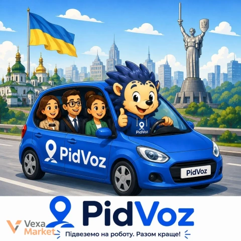 PidVoz - Сервіс спільних поїздок на роботу