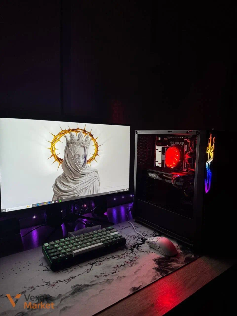ПК Intel Xeon E5-2673v3, RX 570 8GB, 32GB RAM, 512GB SSD с монитором 27" 75Hz