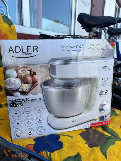 Планетарний тістоміс Adler AD 4216 4л 1000W Польща/Німеччина