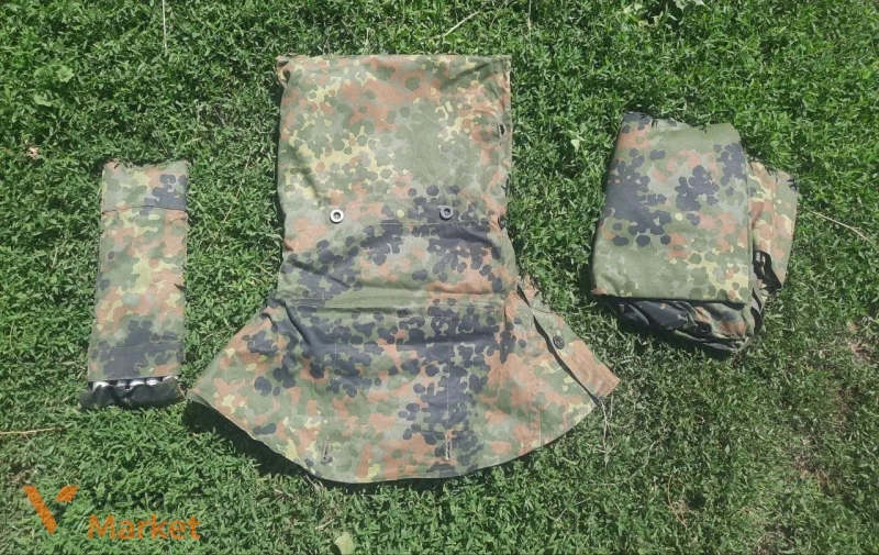 Плащ-палатка BW Zeltbahn 5-Farben Flecktarn армії Німеччини — фото 3