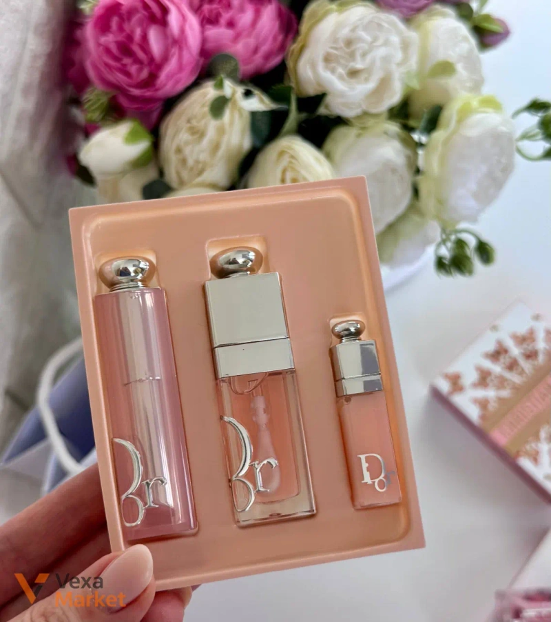 Подарунковий набір для губ Dior Addict 3-в-1 (Бальзам, Олійка-блиск, Максимайзер) — фото 3
