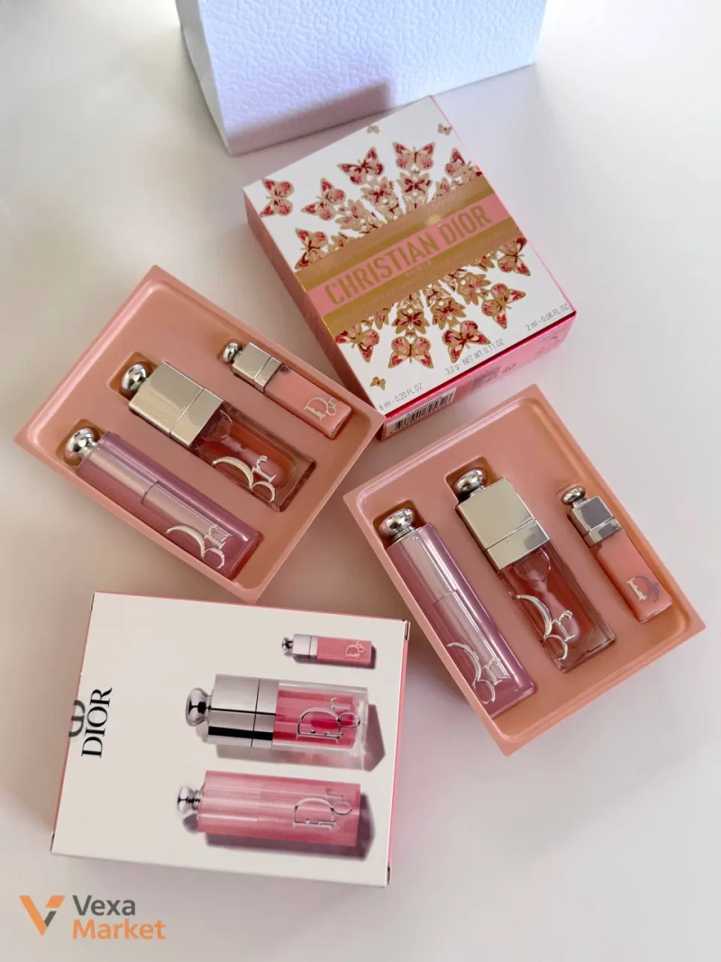 Подарунковий набір для губ Dior Addict 3-в-1 (Бальзам, Олійка-блиск, Максимайзер) — фото 4