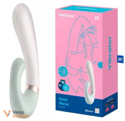 Подвійний смарт вібратор Satisfyer Heat Wave з функцією нагріву