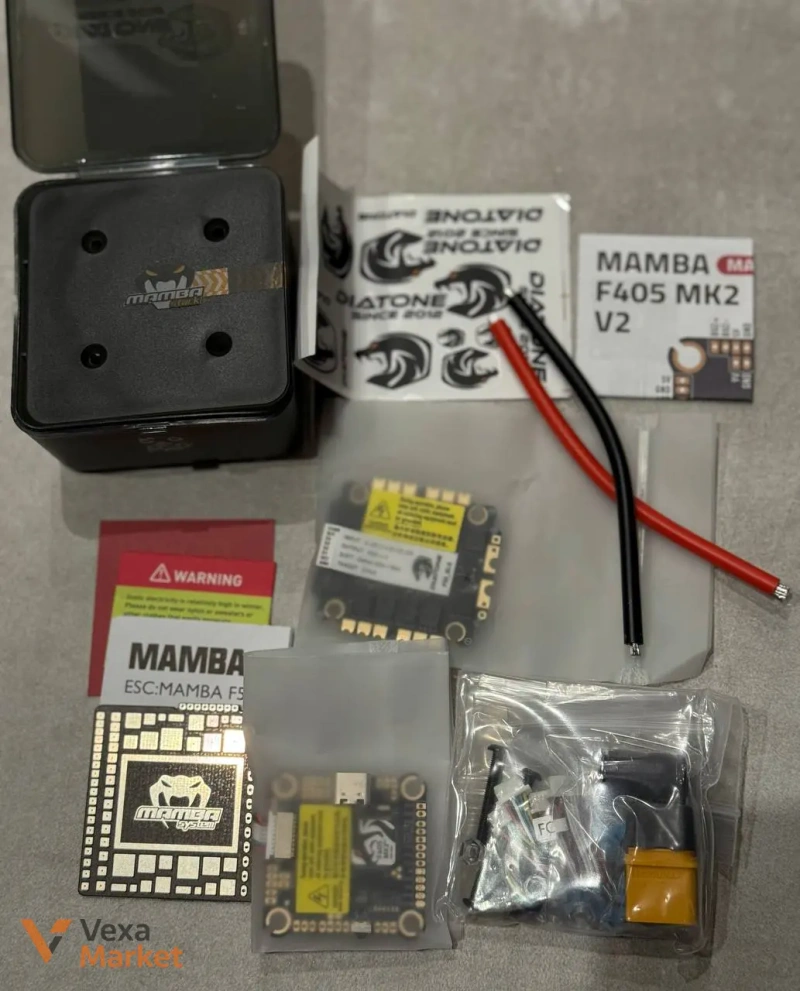 Політний стек Diatone MAMBA F405 MK2 55A 3-6S ESC & FC — фото 2