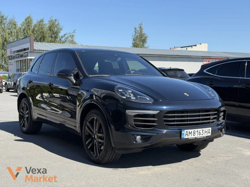 Porsche Cayenne 958 (FL) 2015 Дизель 3.0 Автомат Чорний — фото 2