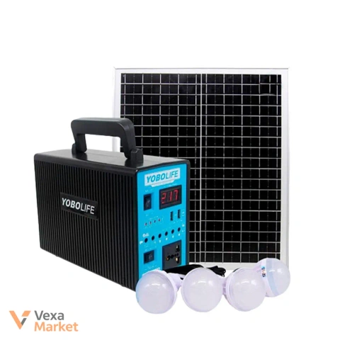 Портативна зарядна станція YOBOlife LM-9150 150W/220V з сонячними панелями