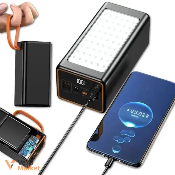 Потужний Power Bank XP-51 70000 mAh із швидкою зарядкою 20W та LED-лампою — фото 2