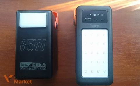 Повербанк Hoco DB03 Max 100000mAh та Hoco DB120 120000mAh