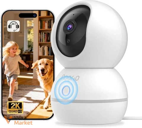 Поворотна внутрішня IP-камера Noorio Indoor Pan & Tilt Camera CS201