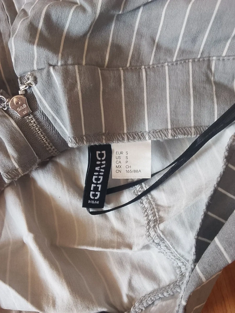 Нова коротка сукня-бандо в смужку H&M Divided + подарунок! — фото 2