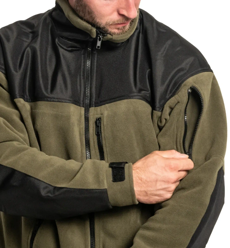 Флісова кофта Helikon-Tex Classic Army - Olive/Black polar розмір M 48/50 — фото 5