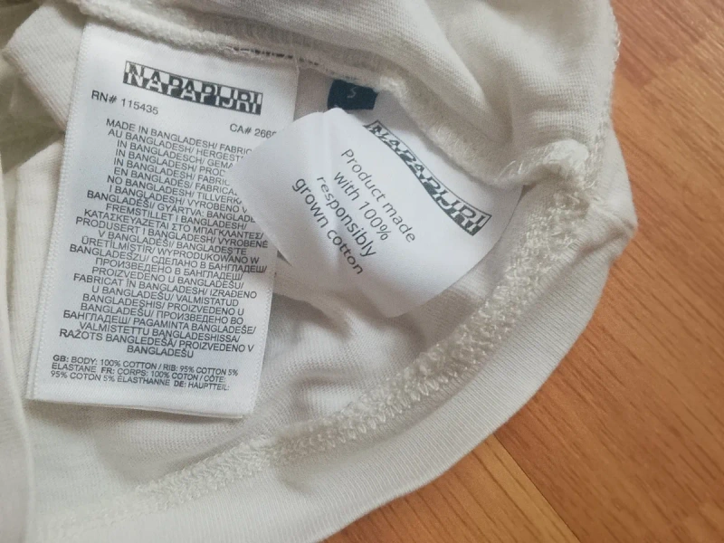 Оригінальний лонгслів Napapijri S-Box Logo — фото 2