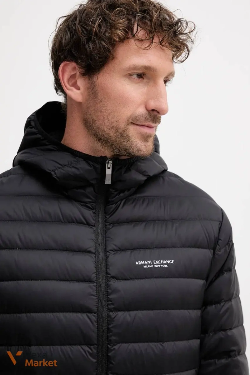 Пуховик Armani Exchange чоловічий чорний — фото 3