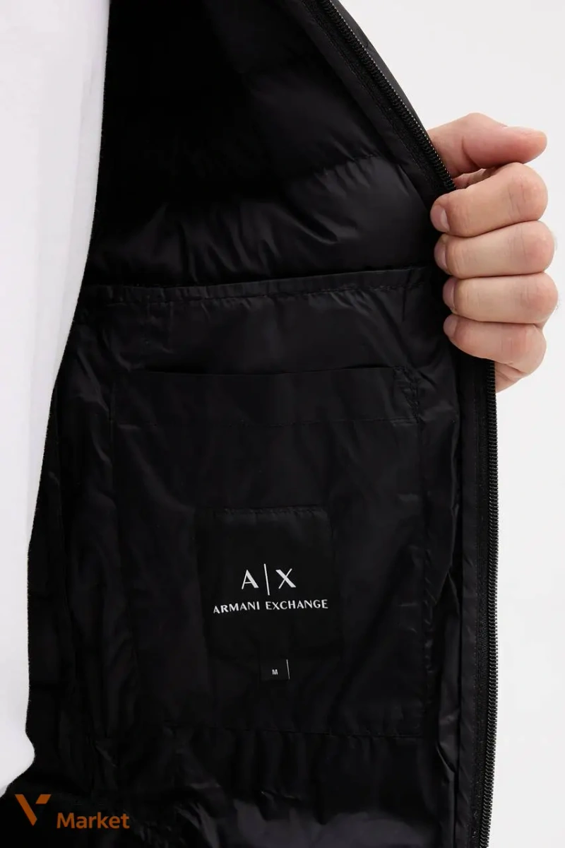Пуховик Armani Exchange чоловічий чорний — фото 5