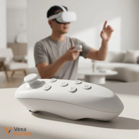 Пульт Bluetooth для VR-окуляр Білий (X26)