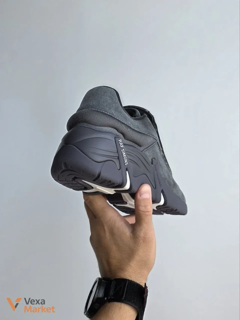Raf Simons Antei Graphite шкіряні замшеві кросівки — фото 3