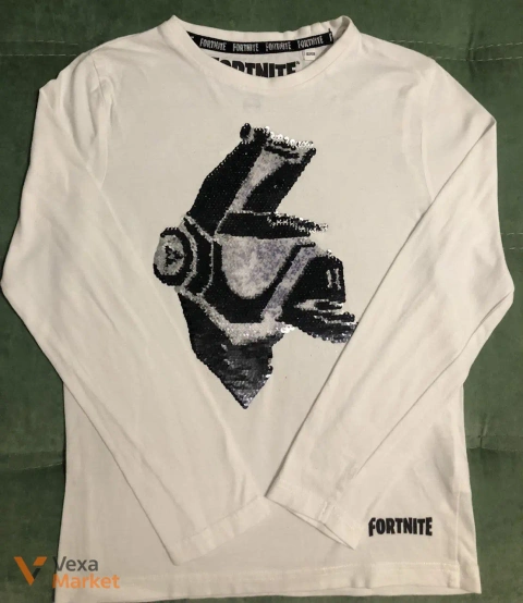 Реглан Fortnite на 6-8 лет с пайетками