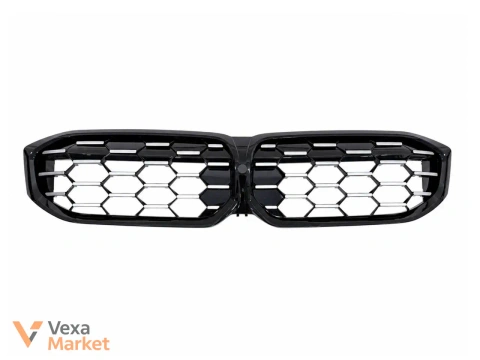 Решетка радиатора Black/Silver для BMW 3 series G20 G21 LCI 2022+