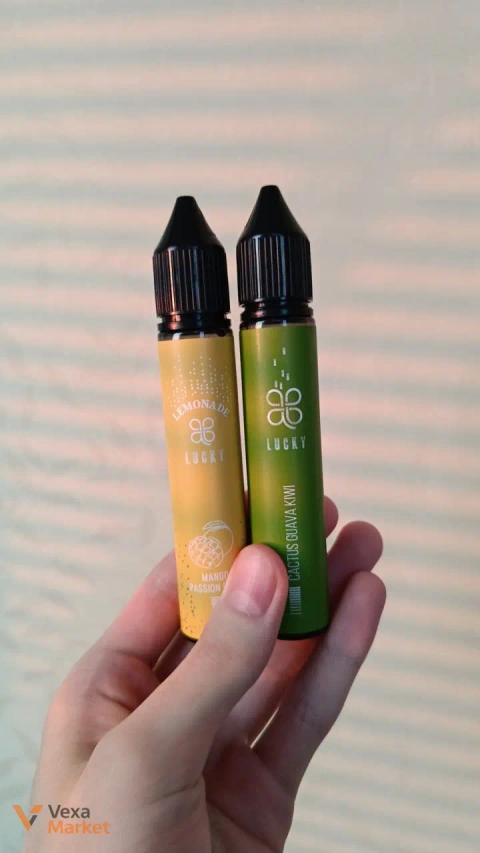 Рідини для вейпу Lucky Mango Passion Fruit Lemonade та Cactus Guava Kiwi