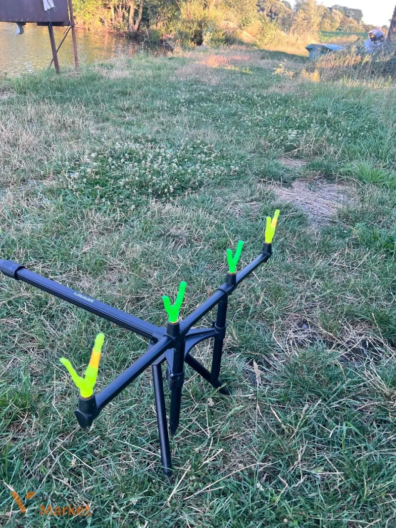 Rod-pod Brain на 4 вудки та сигналізатори Camo 4+1 — фото 2