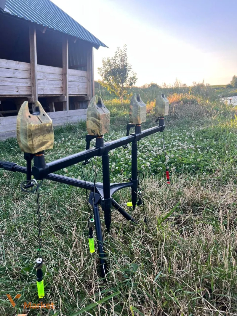 Rod-pod Brain на 4 вудки та сигналізатори Camo 4+1 — фото 4
