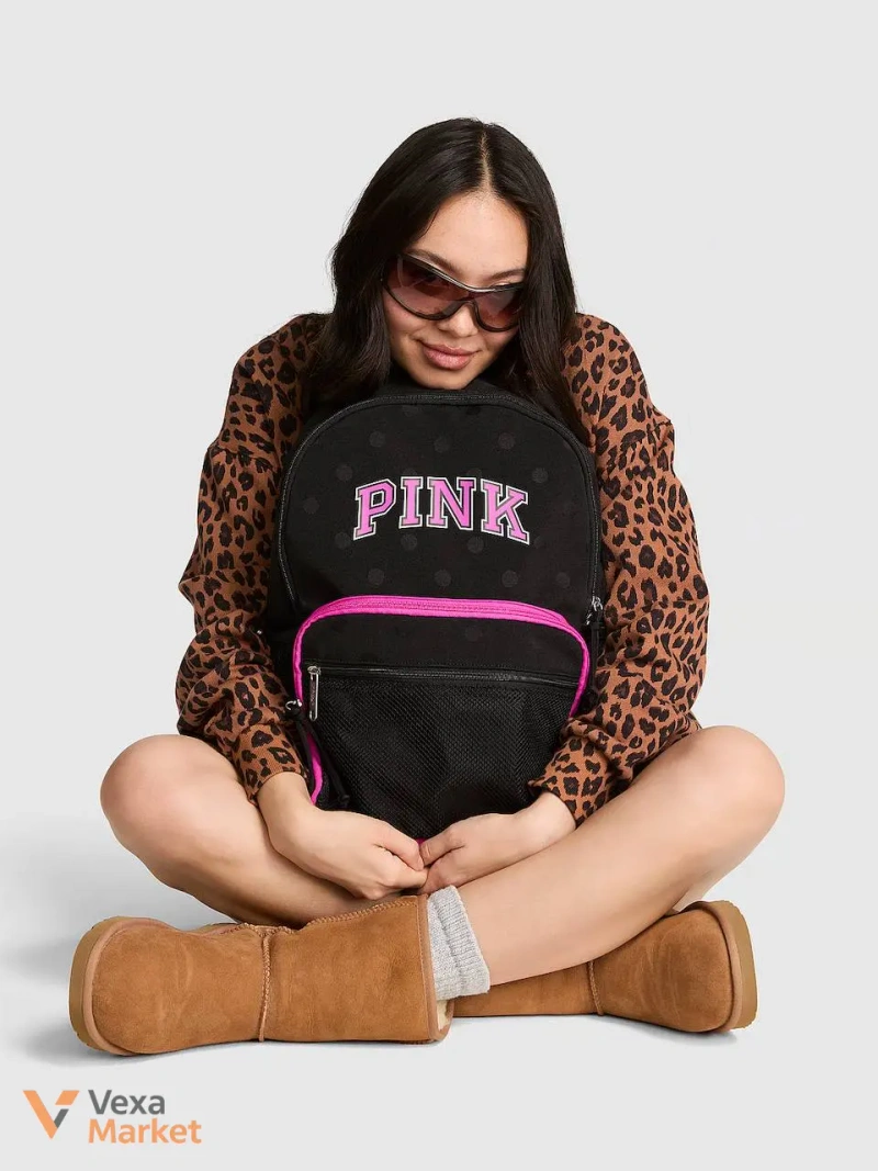 Рюкзак PINK в горошок — фото 6