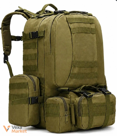 Рюкзак туристичний з підсумками, 55 л