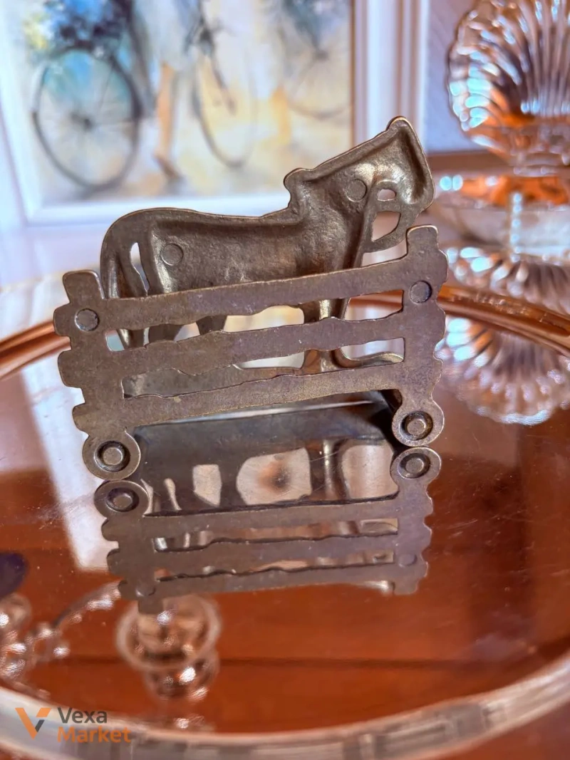 Салфетница бронзовая 9 см — фото 4