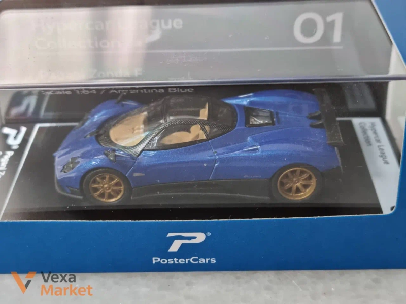 Schuco Volkswagen Caddy & PosterCars Pagani Zonda F 1:64 — фото 7