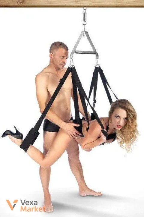 Секс-гойдалка Fetish Tentation Suspension Straps Чорна
