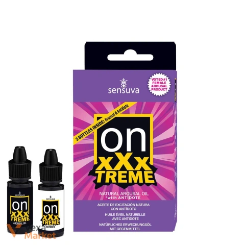 Sensuva On xXxTREME + Antidote - Натуральна олія для збудження