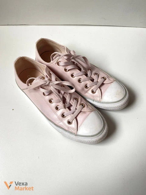 Шкіряні кеди Converse All Star світло-рожеві, розмір 40/41