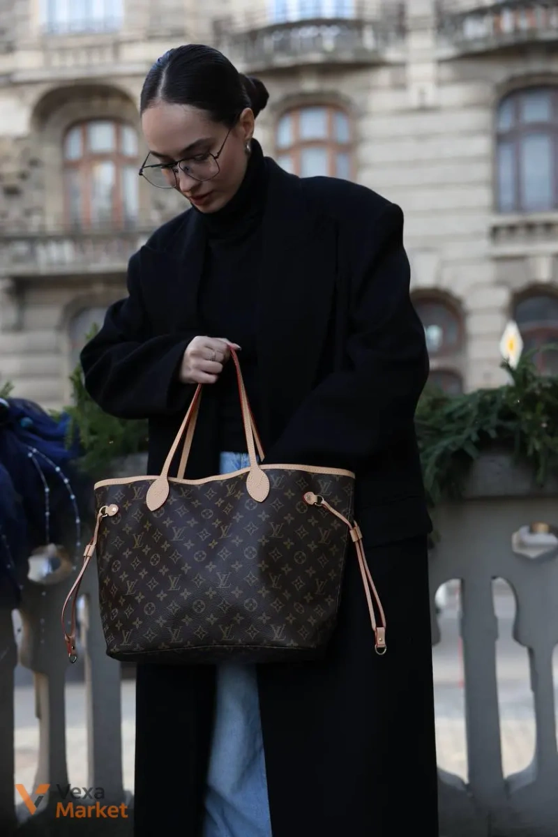 Шопер LV NEVERFULL 29х32х17 см — фото 5