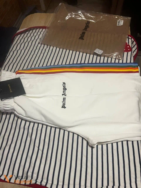 Шорти Palm Angels Rainbow Track Shorts L
