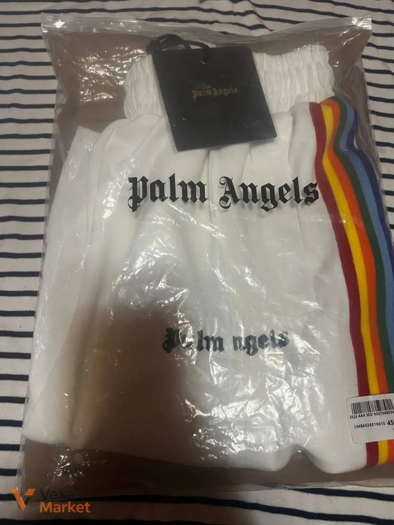 Шорти Palm Angels Rainbow Track Shorts L — фото 3