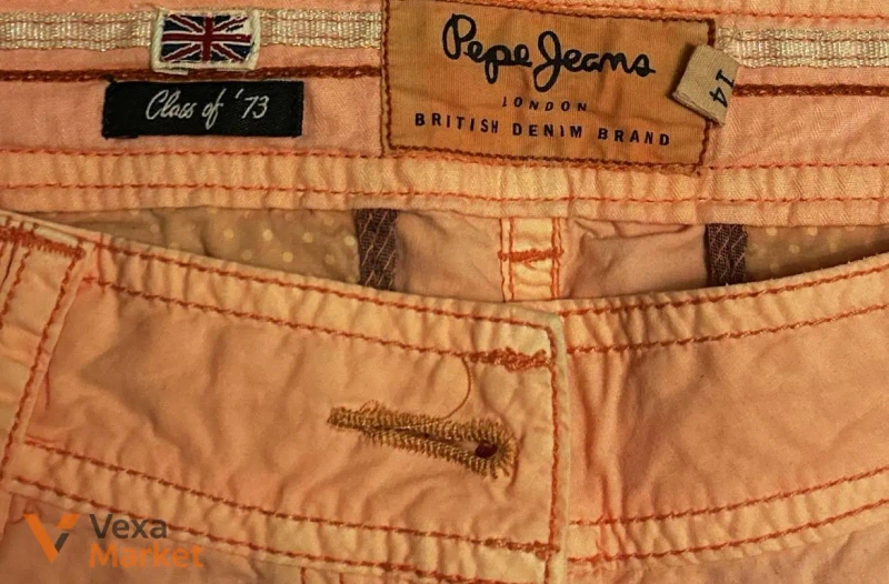 Шорти Pepe Jeans неоново-помаранчеві жіночі розмір 14 — фото 3