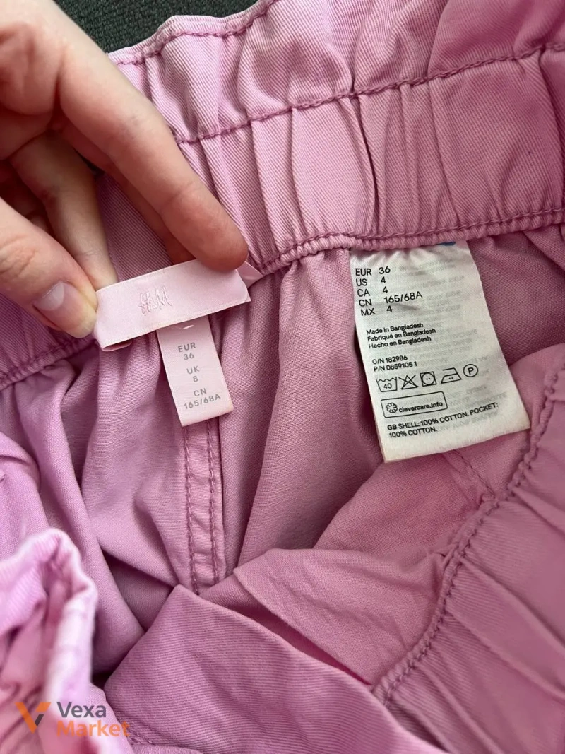 Шорти рожеві H&M розмір 36 (S) — фото 4