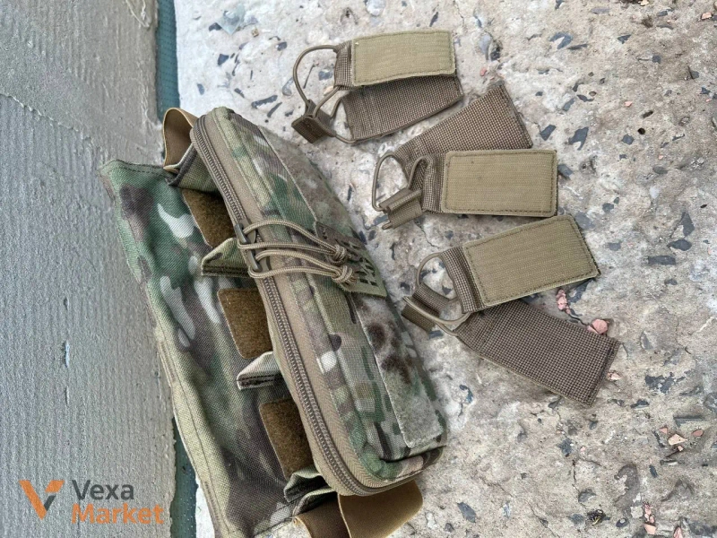Штурмова панель U-WIN MultiCam з кріпленням MOLLE під три магазини AK/AR — фото 7