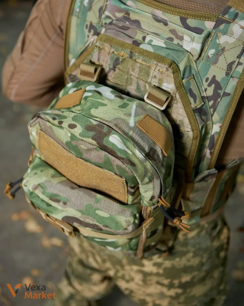Штурмовий рюкзак для плитоноски з кріпленням Molle 5-7 літрів Cordura 800 D — фото 2