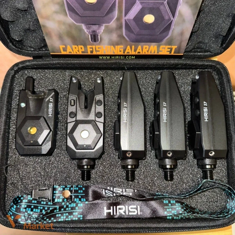 Сигналізатори клювання HIRISI S7 (4+1) для риболовлі