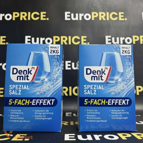 Сіль для посудомийної машини Denk Mit Spezial Salz 5-Fach-Effekt 2кг