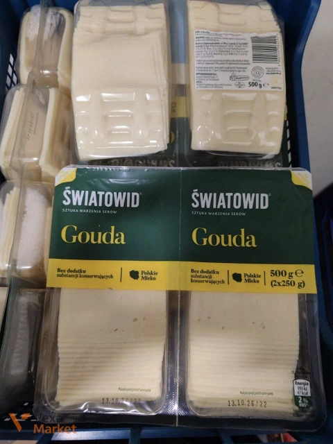 Сир Swiatowid Гауда нарізка 500 г